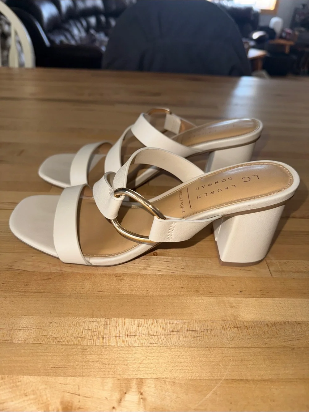LC Lauren Conrad Canelle Women's Asymmetrical Heels